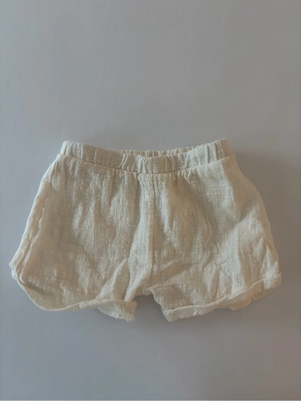 Zara Baby Matching Summer Set Infant Size 6-9 Months Ecru Cotton Casual